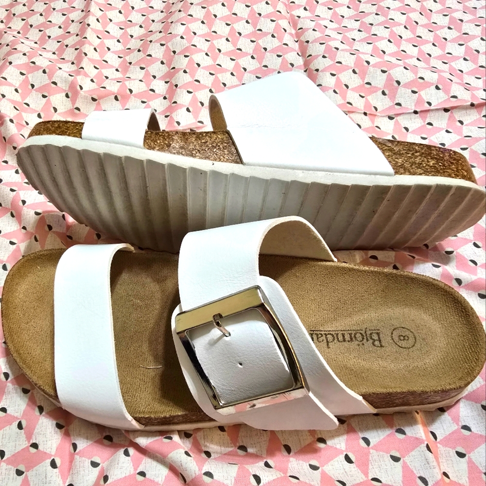 Bjorndal Women's Leather Sandals Size 8